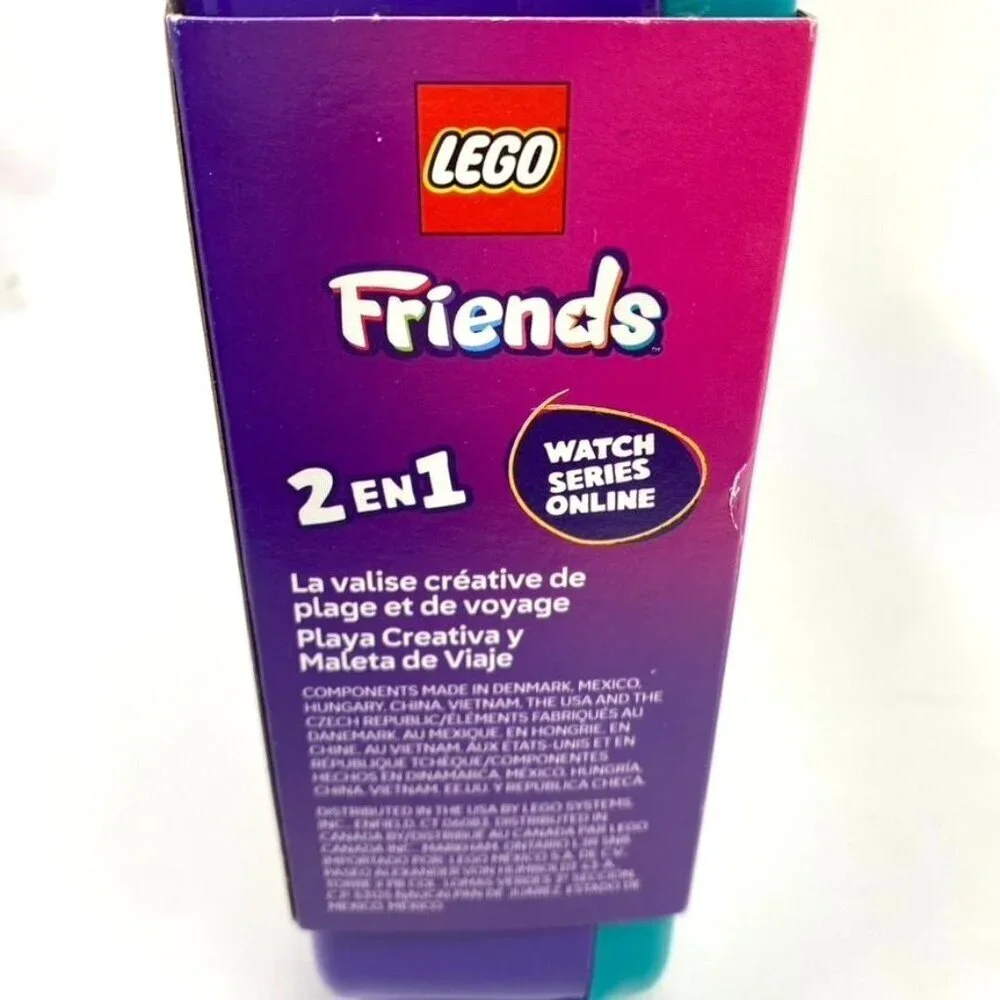 LEGO Friends Creative Beach and Travel Suitcase Pretend Play Building Set 42672